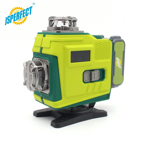 JSPERFECT 고정밀 Asram Green 16 라인 4D 레이저 레벨(터치스크린 포함)